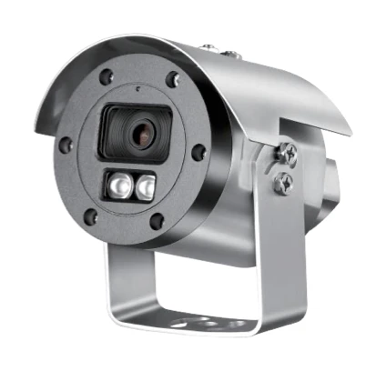 Metallgrå Siren GR-X400 specialkamera i rostfritt stål med bygel